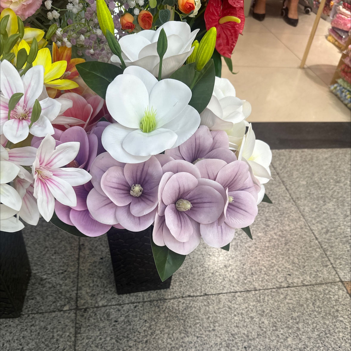 庭院假花毛线针织手工花材料 摆件花束 DIY创意家居装饰 毛线花手工编织花束套装