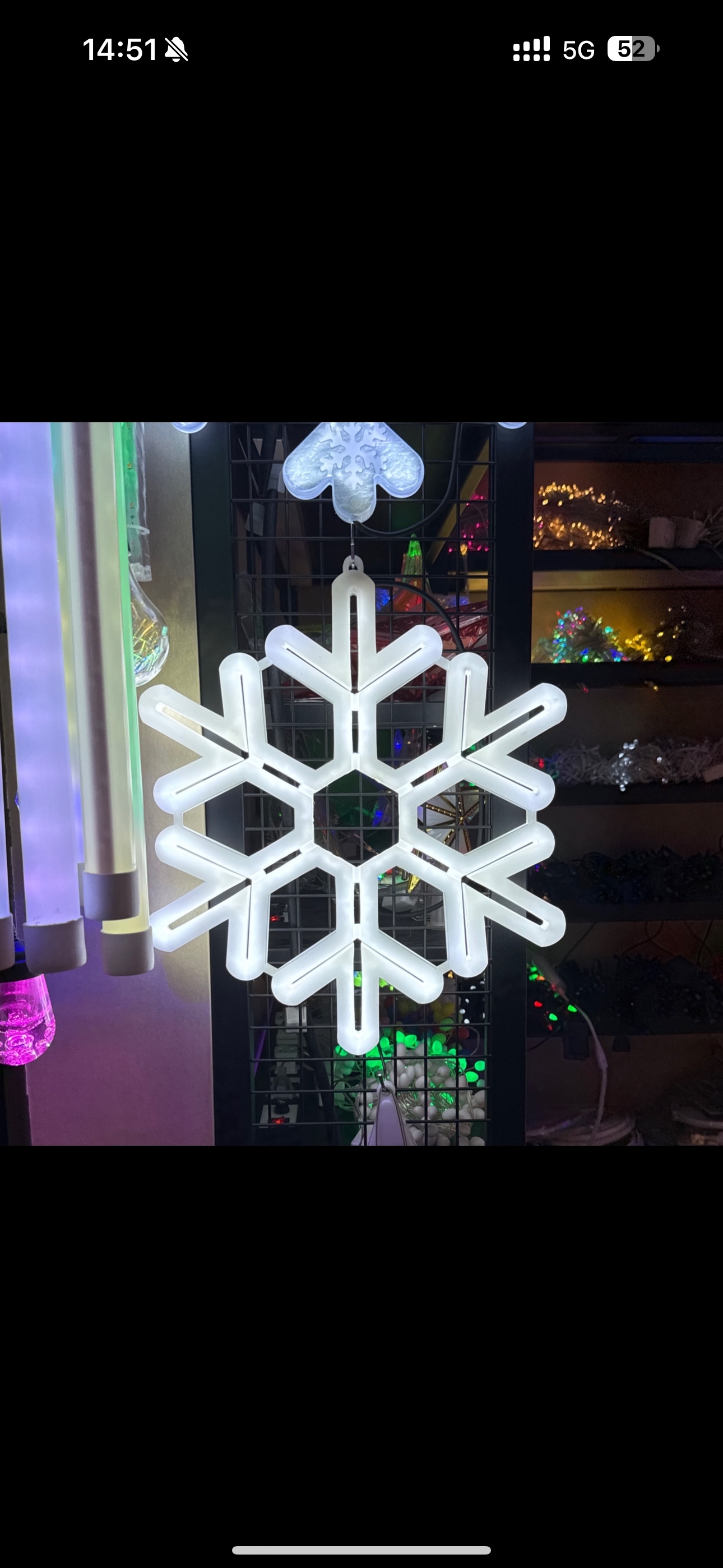 雪花led灯饰产品图