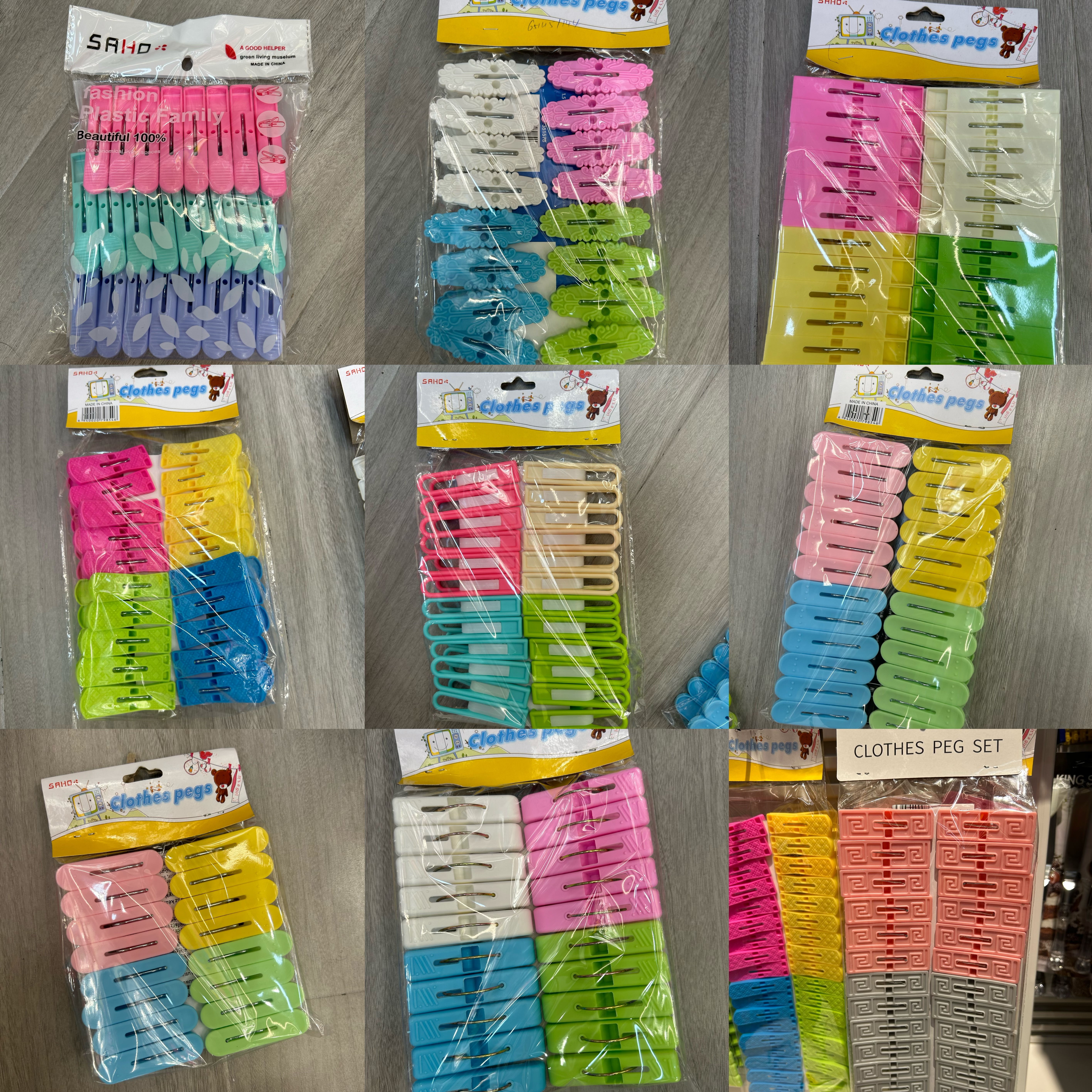 新款夹子 大号防风塑料夹子固定夹金属袜夹晾晒夹多功能衣夹细节图