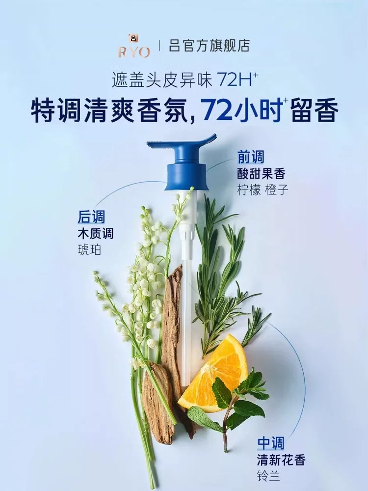 Lyu Soothing Moisturizing and Purifying Anti-Dandruff Shampoo 400ml detail image 4