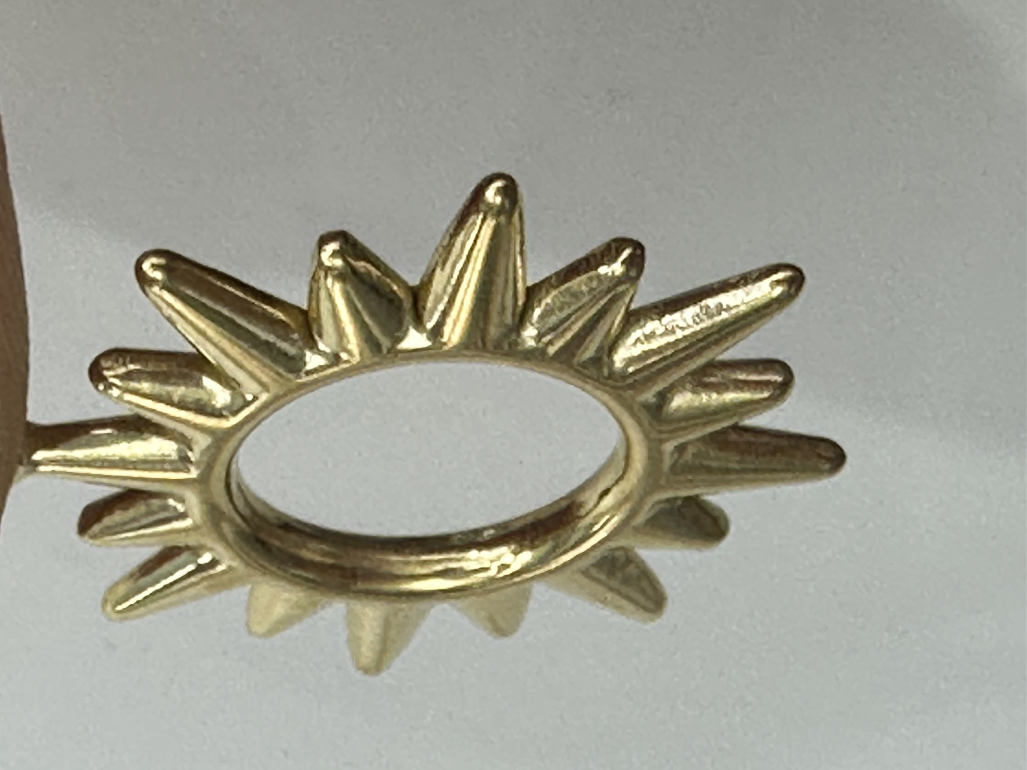Stainless steel sun pendant details Picture