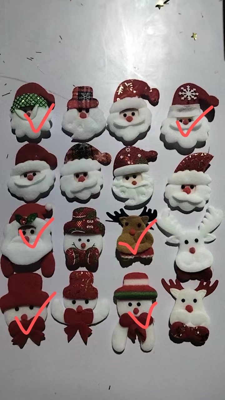 帽子圣诞头扣圣诞节圣诞圣诞帽圣诞装饰品圣诞装饰品圣诞装饰白底实物图