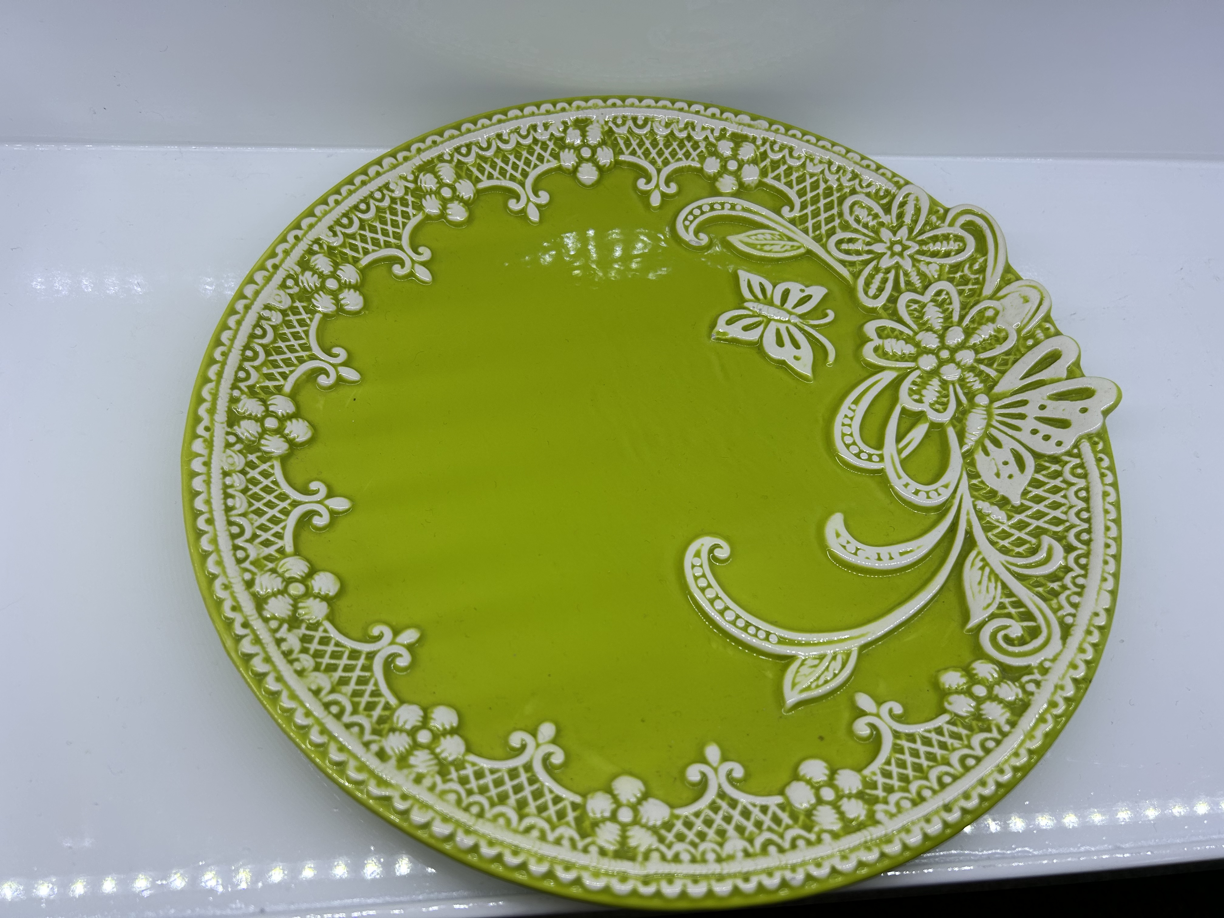 放桌面铁纸巾盒 烛台装饰 玻璃制品 玻璃盘子 水晶水晶玻璃 高档家居装饰品 精致实用艺术品放桌面铁纸巾盒详情图3