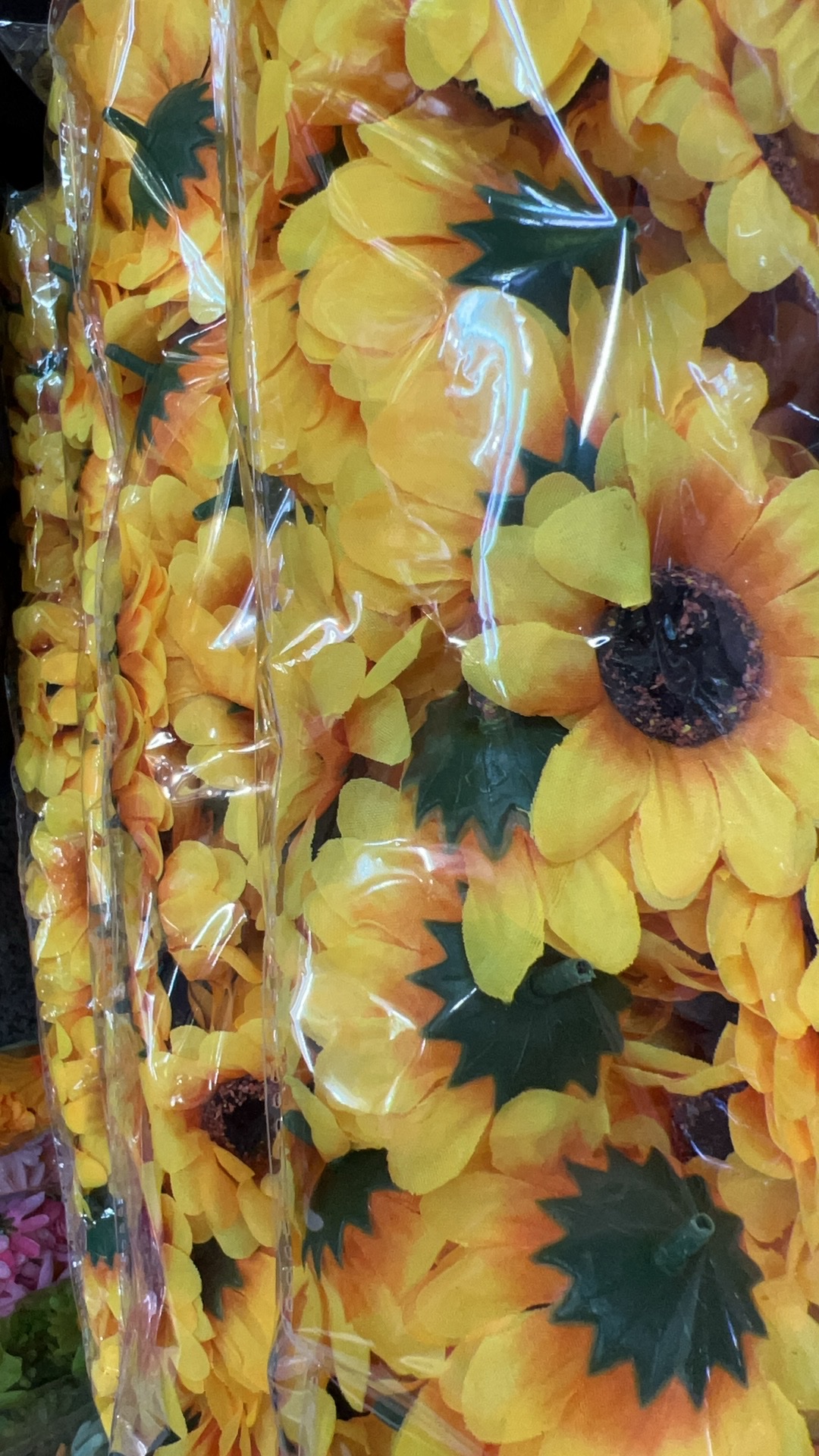 手工花材料套装 庭院假花仿真玫瑰花藤装饰 毛线花束针织DIY创意家居装饰品产品图