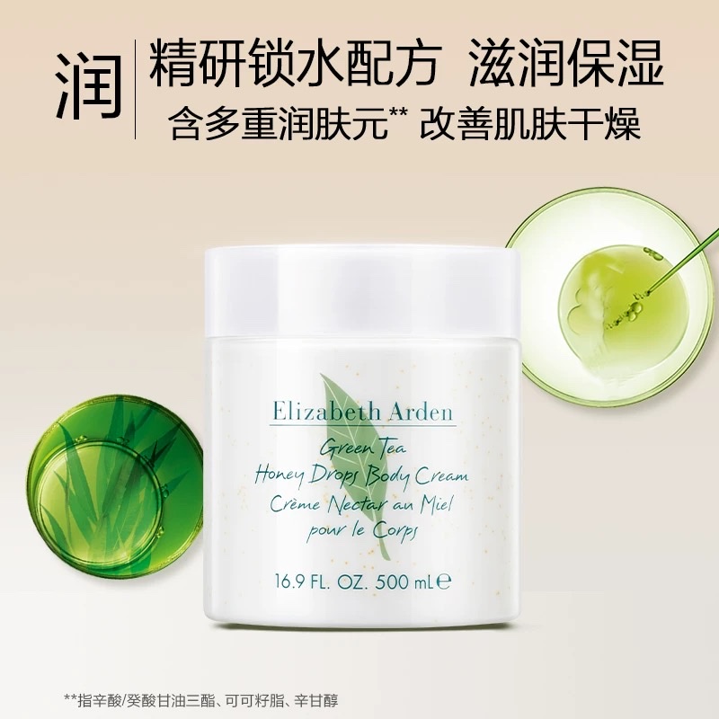 伊丽莎白雅顿绿茶蜜滴身体乳霜500ml详情图2