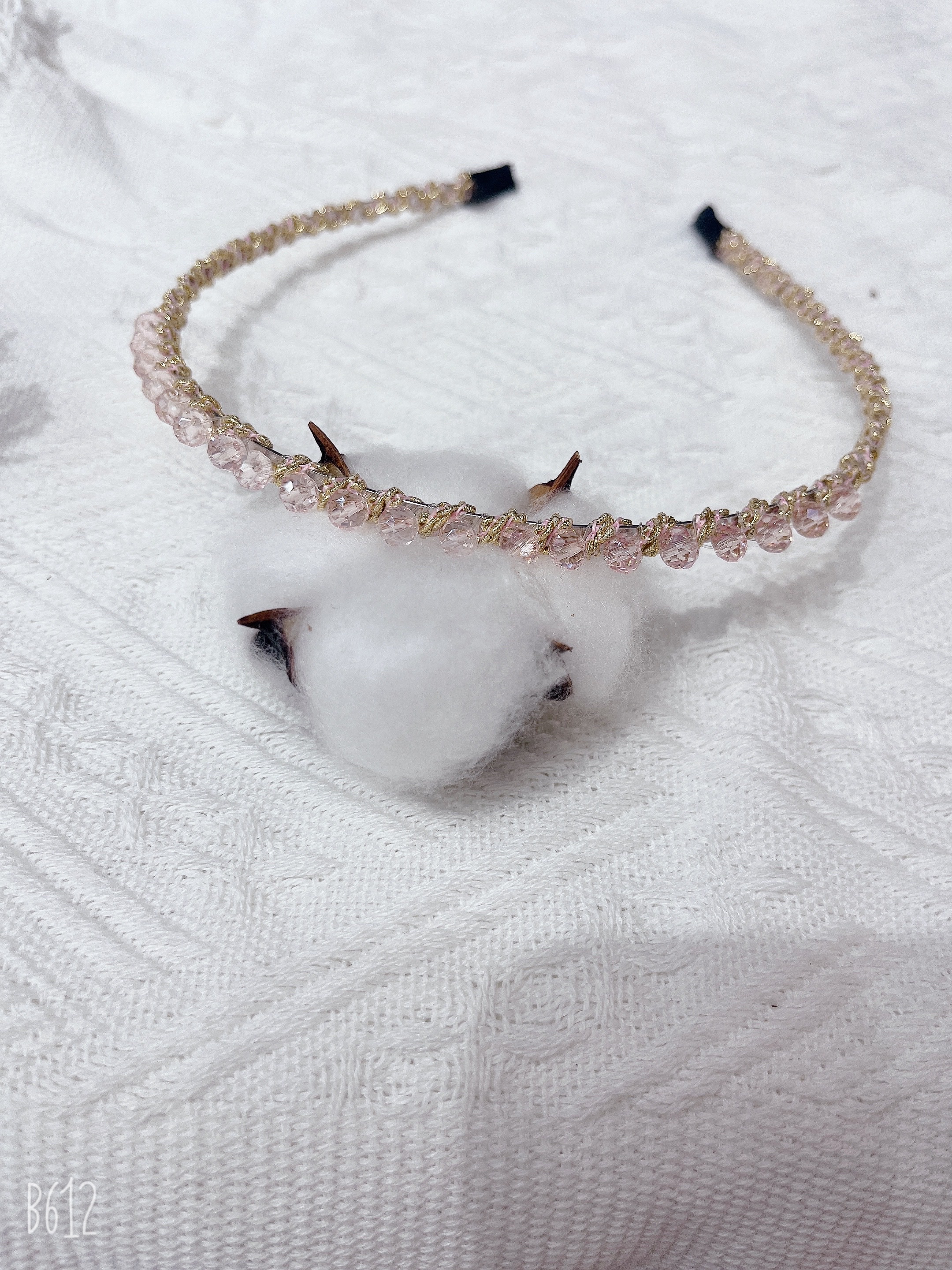 水晶 发箍 收工 头扣发箍串珠发箍塑料头箍珠子搞怪发箍