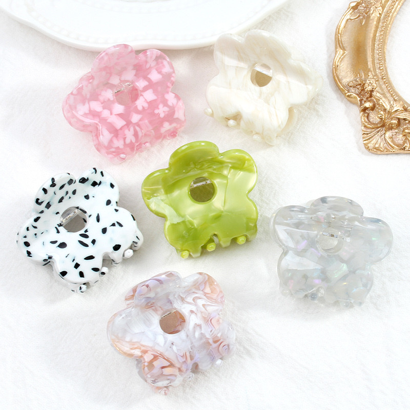 Acetic acid flower small hair grabbers, hair clips, hair accessories, creative accessories, French hair accessories, hair clips detail image 4
