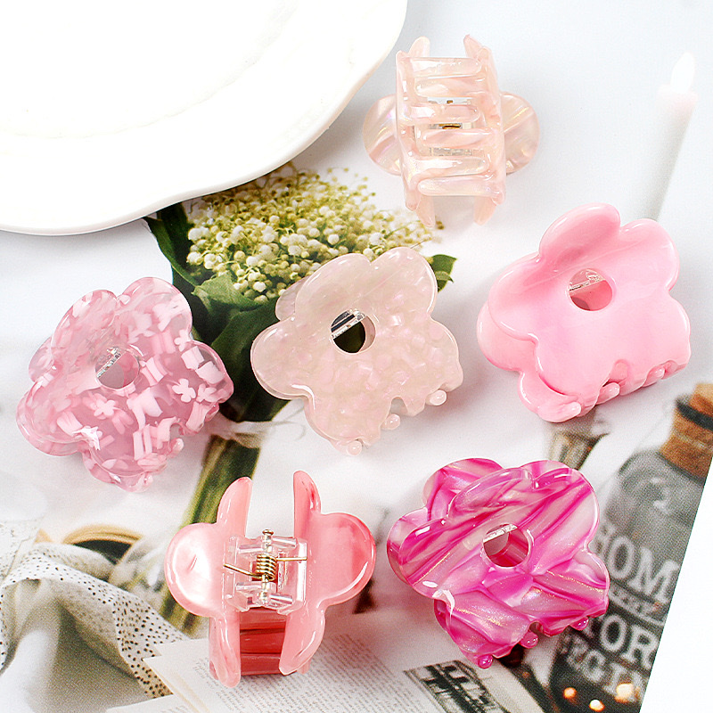 Acetic acid flower small hair grabbers, hair clips, hair accessories, creative accessories, French hair accessories, hair clips details Picture