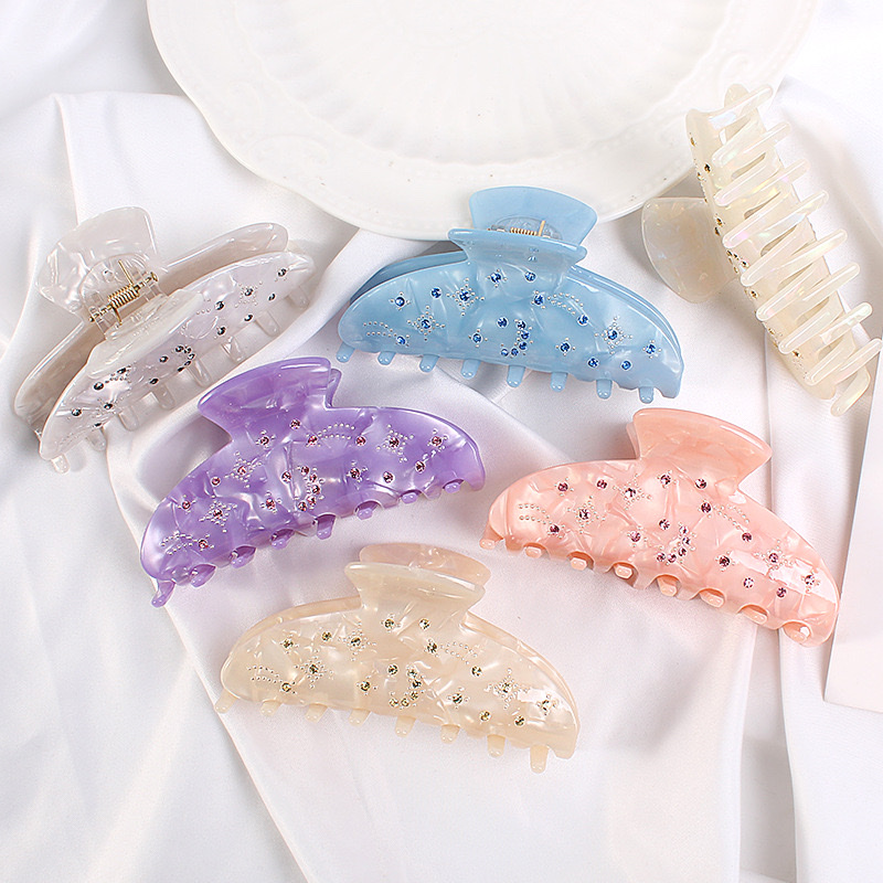 High-end acetic acid hair grips, Czech crystal, koi fish best-selling hair clips, creative hair accessories, French hair accessories