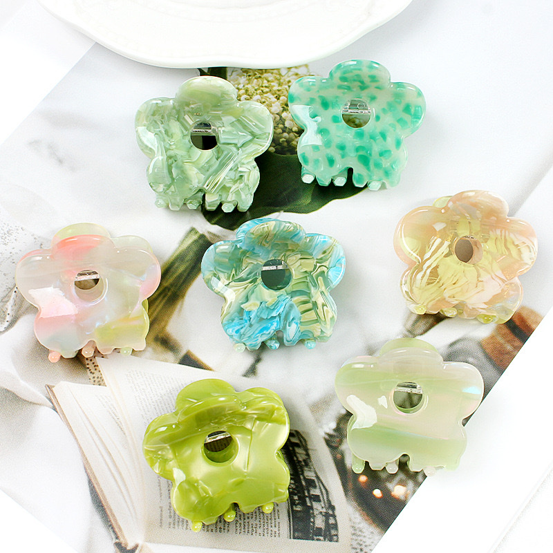 Acetic acid flower small hair grabbers, hair clips, hair accessories, creative accessories, French hair accessories, hair clips