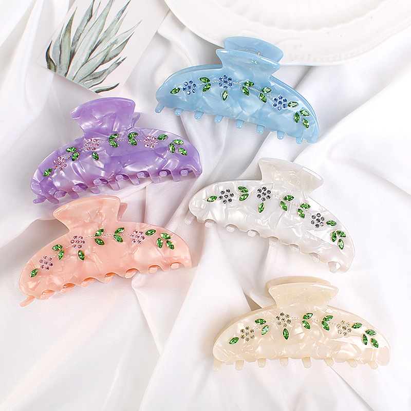 Acetic acid leaf hair grabbers, hair clips, hairpins, hair accessories, creative accessories, French hair accessories