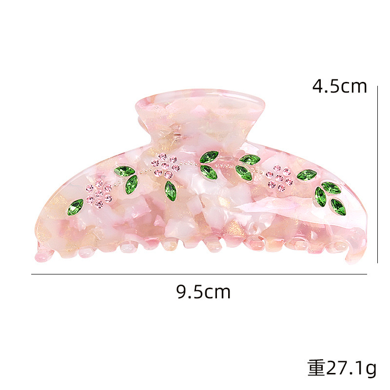 Acetic acid leaf hair grabbers, hair clips, hairpins, hair accessories, creative accessories, French hair accessories details Picture