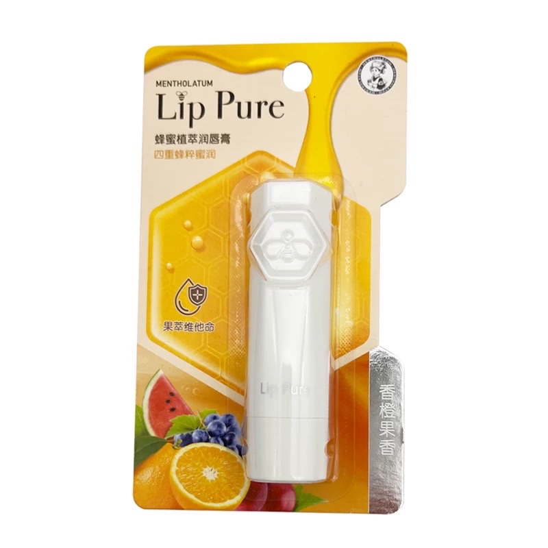 Mentholatum Honey Plant Extract Lip Balm 4g (Original Flavor) (Orange Fruit Flavor) (Bergamot Fruit Flavor) Specification image