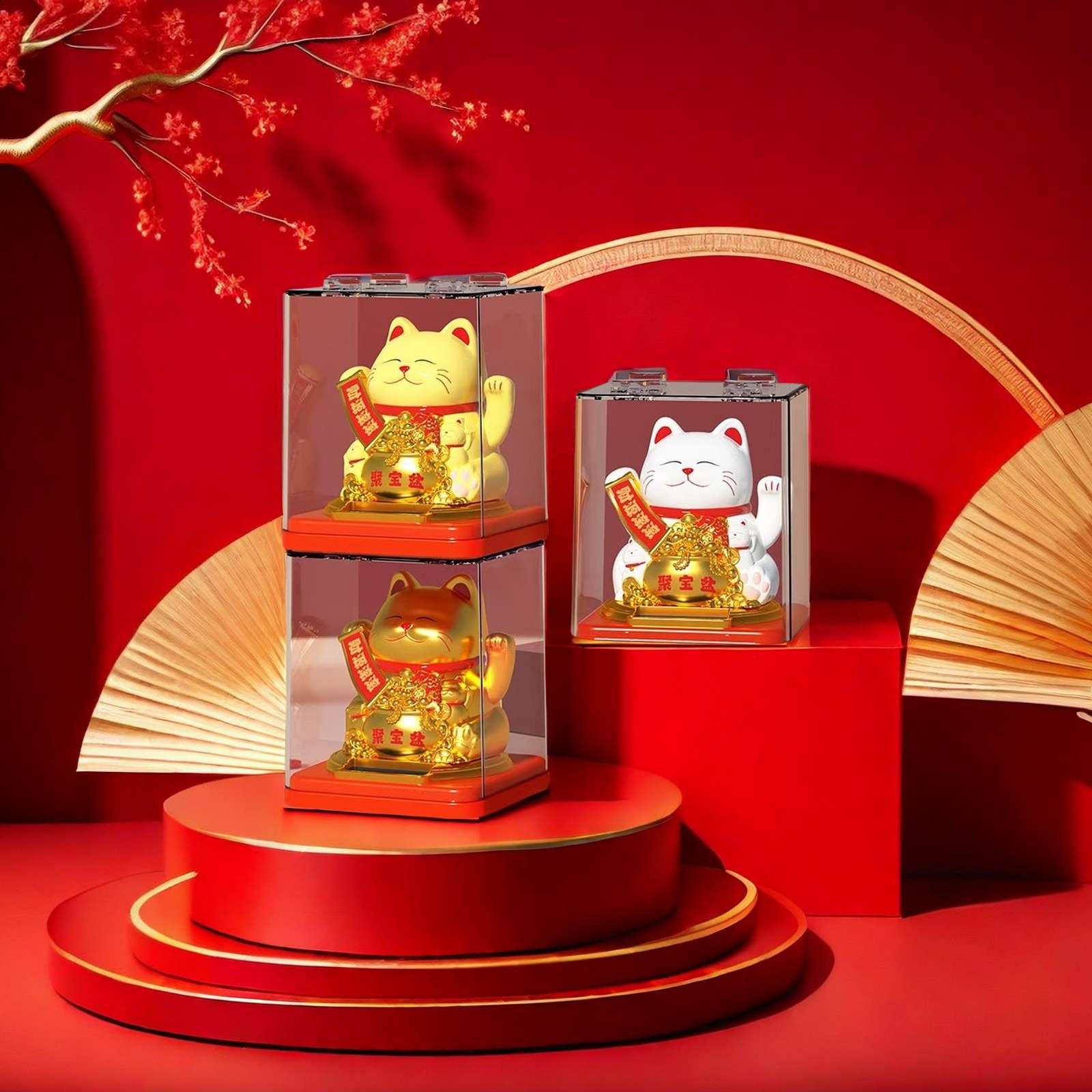 New Teddy collection, solar swing Maneki Neko, car accessories, office desktop, store opening ornaments, gifts, car accessories, car ornaments, interior ornaments, cute car ornaments pic 6