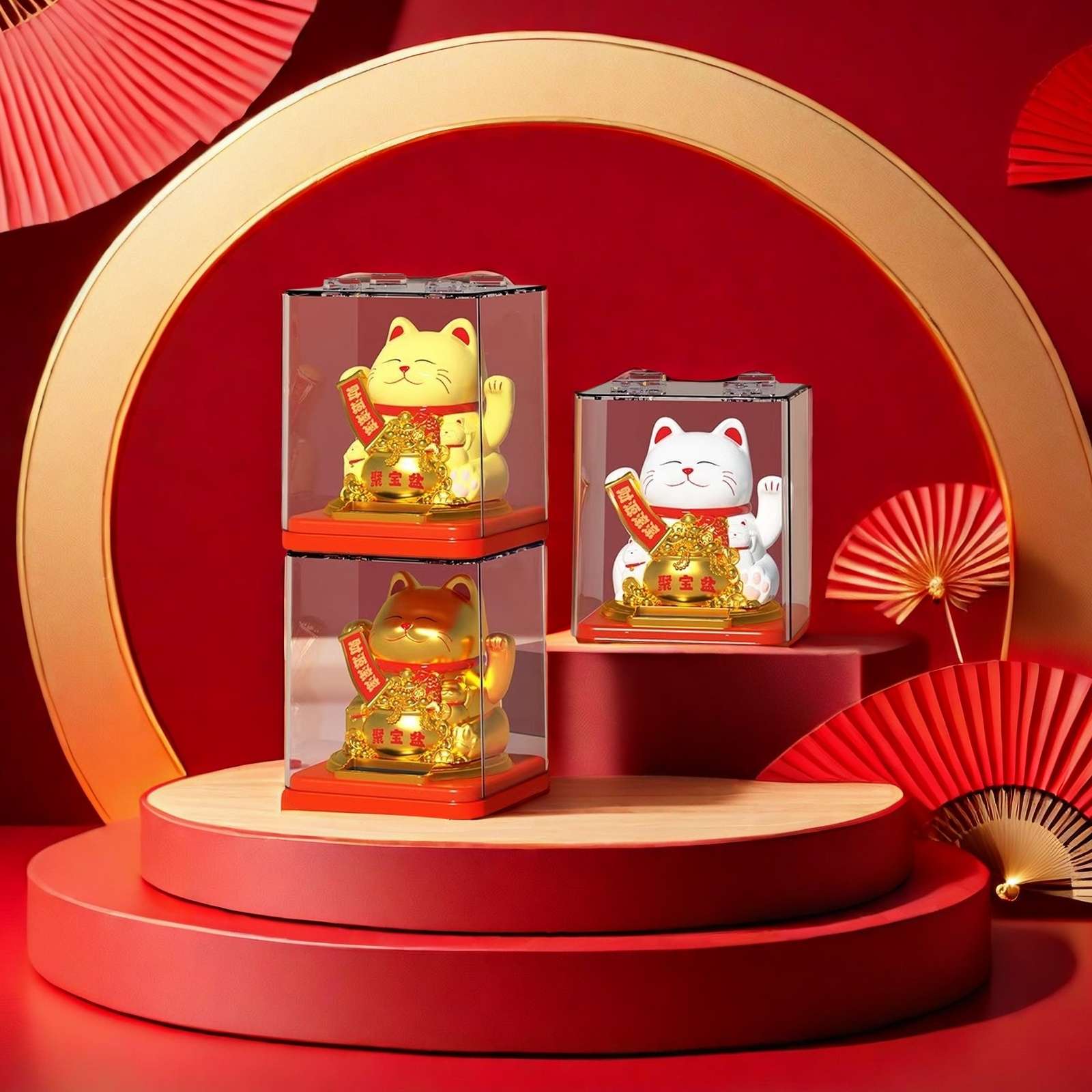 New Teddy collection, solar swing Maneki Neko, car accessories, office desktop, store opening ornaments, gifts, car accessories, car ornaments, interior ornaments, cute car ornaments pic 9