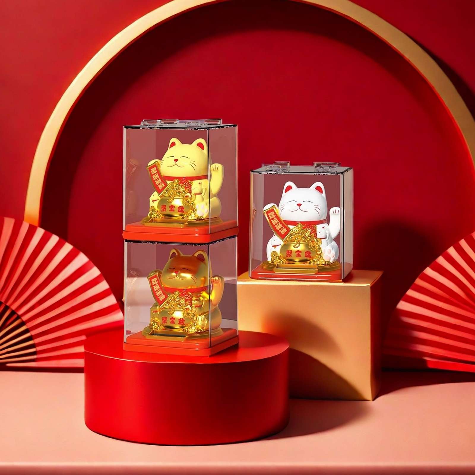 New Teddy collection, solar swing Maneki Neko, car accessories, office desktop, store opening ornaments, gifts, car accessories, car ornaments, interior ornaments, cute car ornaments pic 7