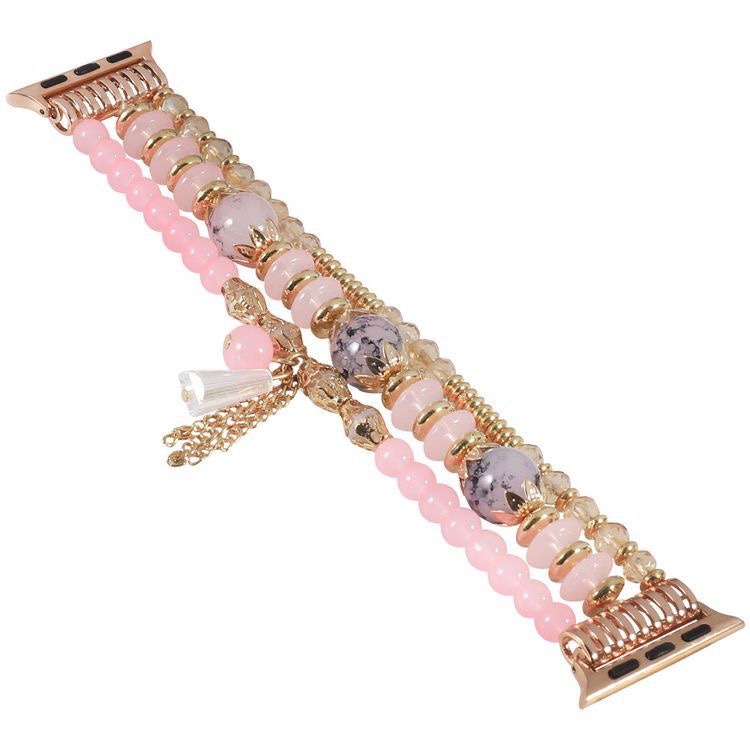 aima艾玛AIMA 适用苹果apple watch9代ultra弹力树脂表带i watch5678代流苏腕带详情图7