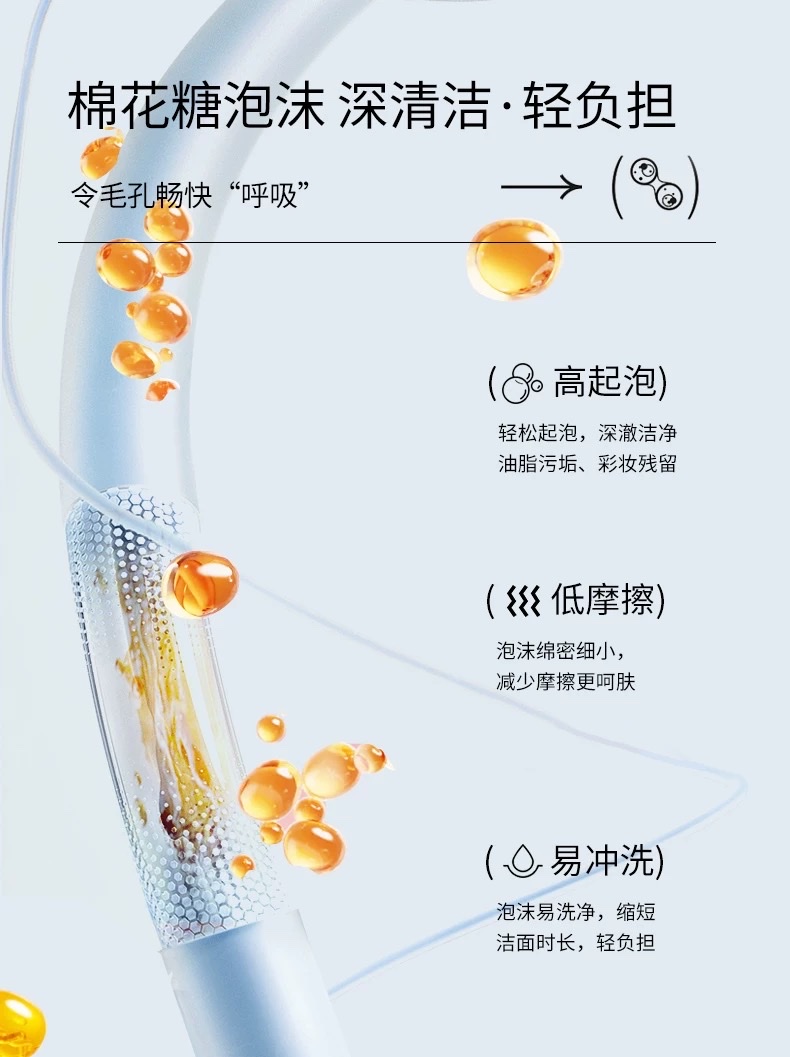 Huayin High-Foaming Facial Cleanser (Fine, Soft and Smooth) 120g Application Scenario