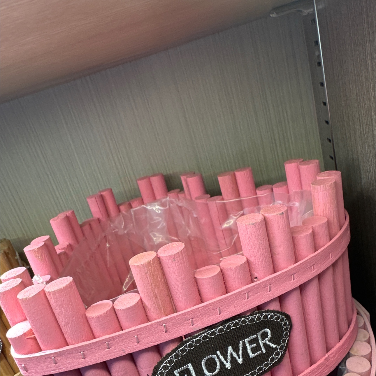 竹编花篮子收纳筐棉绳设计 假花装饰卖花灯的篮子 美观实用收纳工艺品