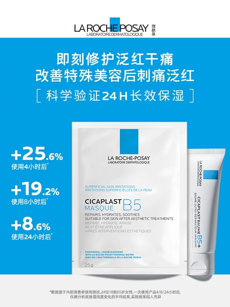 La Roche-Posay B5 Multi-Effect Moisturizing and Repairing Mask 5-piece set details Picture