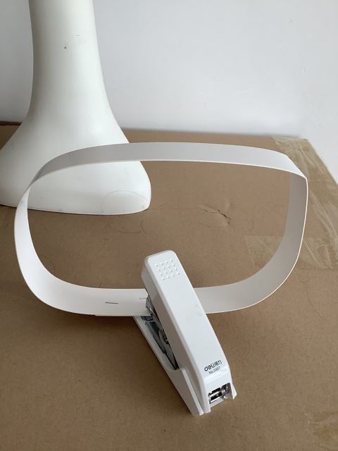 White paper card for wig packaging detail image 3
