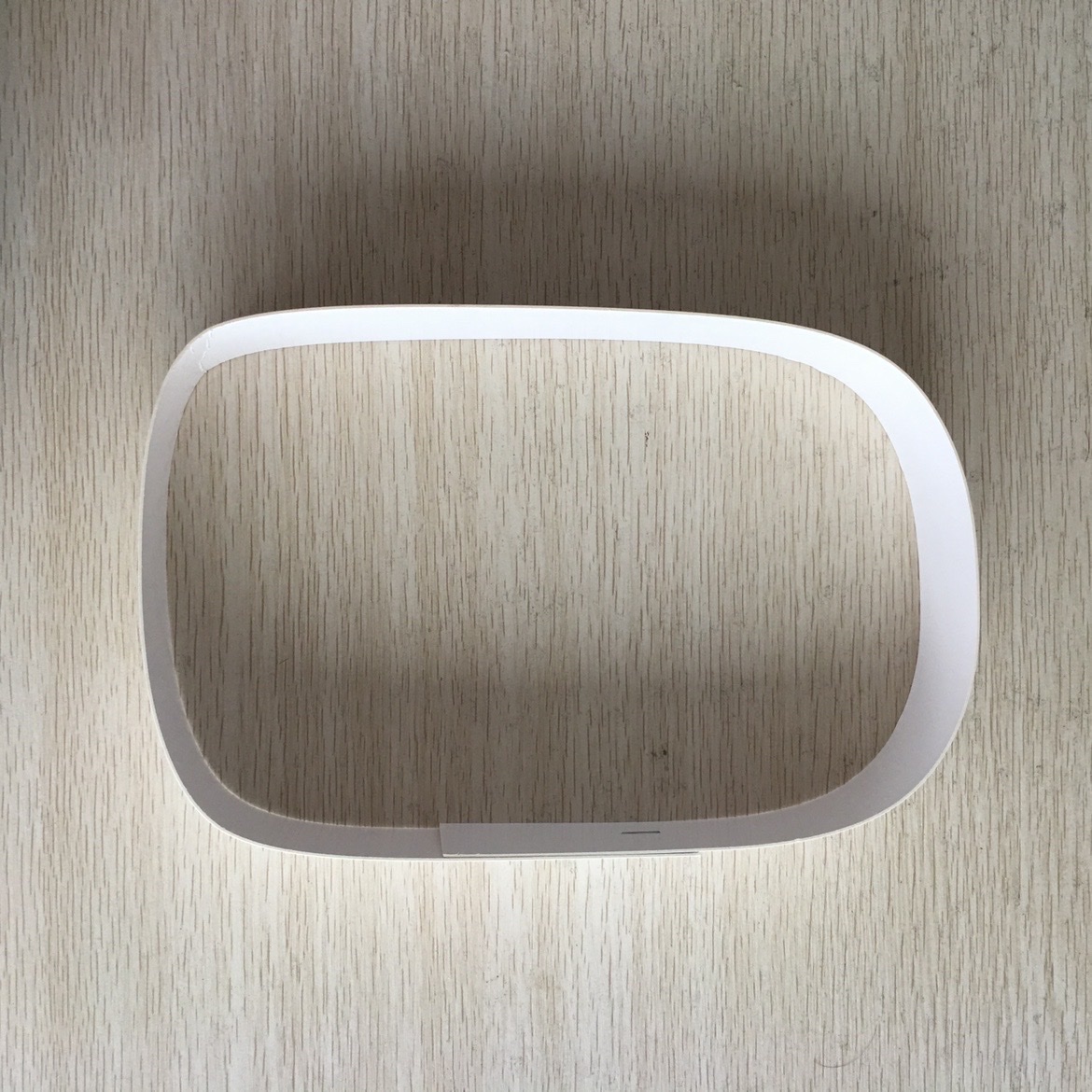 White paper card for wig packaging Item Picture