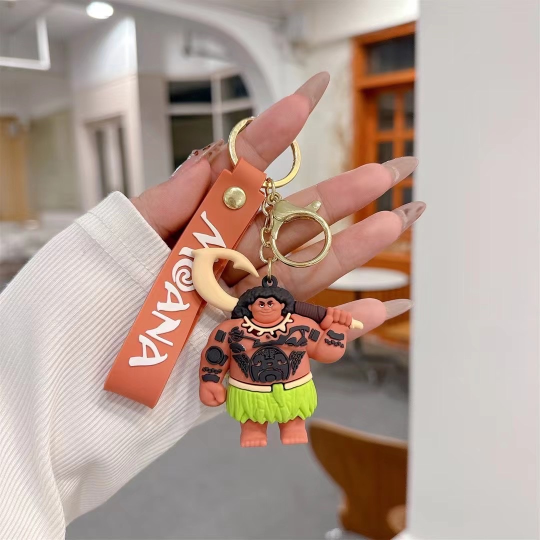 电影海洋奇缘玩偶公仔硅胶钥匙扣包包挂件汽车钥匙扣娃娃机礼品详情图7