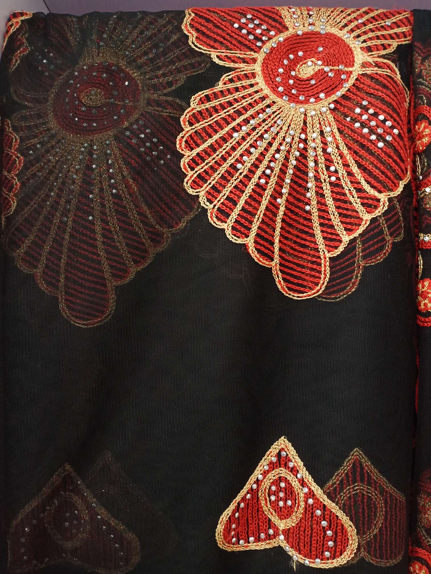 Hot diamond Dubai headscarf, women's travel sun protection headscarf, breathable and super popular clothing, plum blossom snow-spun silk Xinjiang Mubao headscarf Application Scenario