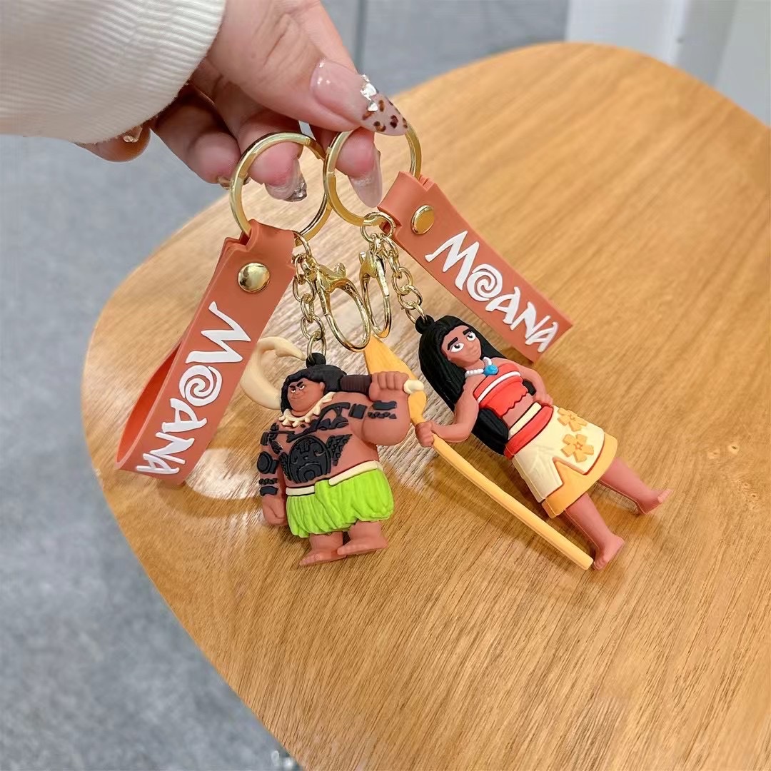 电影海洋奇缘玩偶公仔硅胶钥匙扣包包挂件汽车钥匙扣娃娃机礼品详情图6
