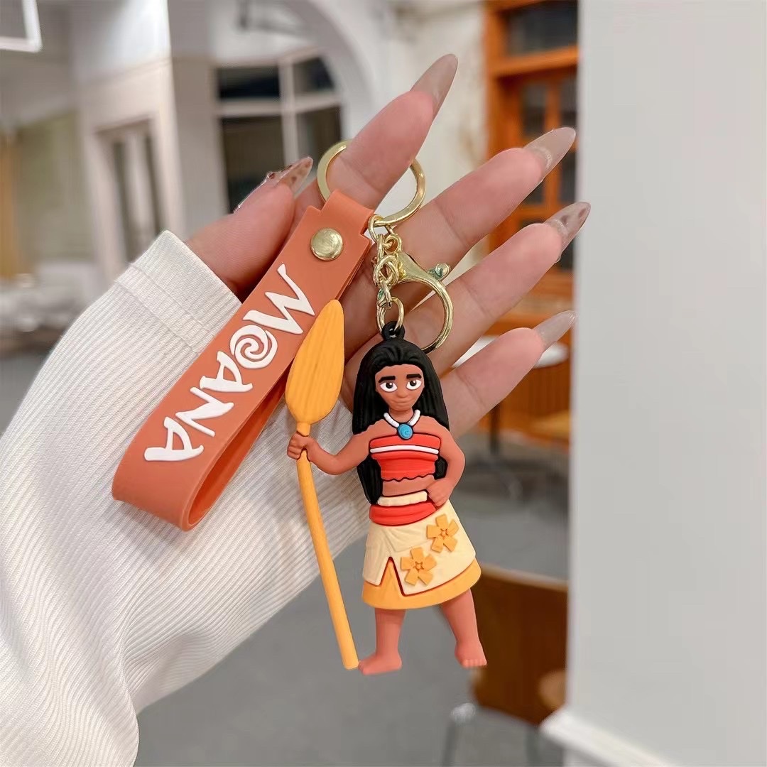 电影海洋奇缘玩偶公仔硅胶钥匙扣包包挂件汽车钥匙扣娃娃机礼品详情图4