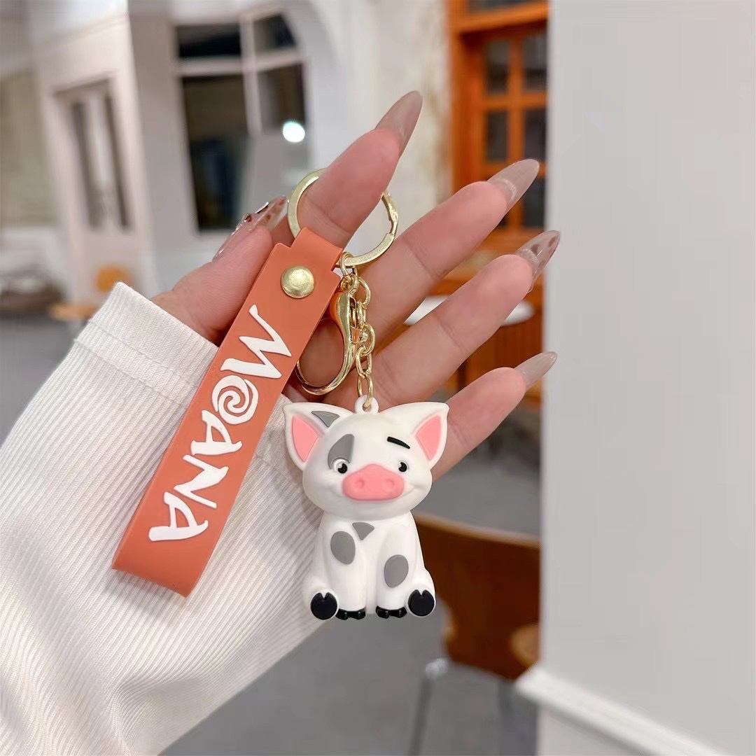 电影海洋奇缘玩偶公仔硅胶钥匙扣包包挂件汽车钥匙扣娃娃机礼品详情图5