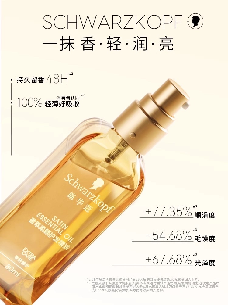 Schwarzkopf Moisturizing Hair Essential Oil 80ml details Picture