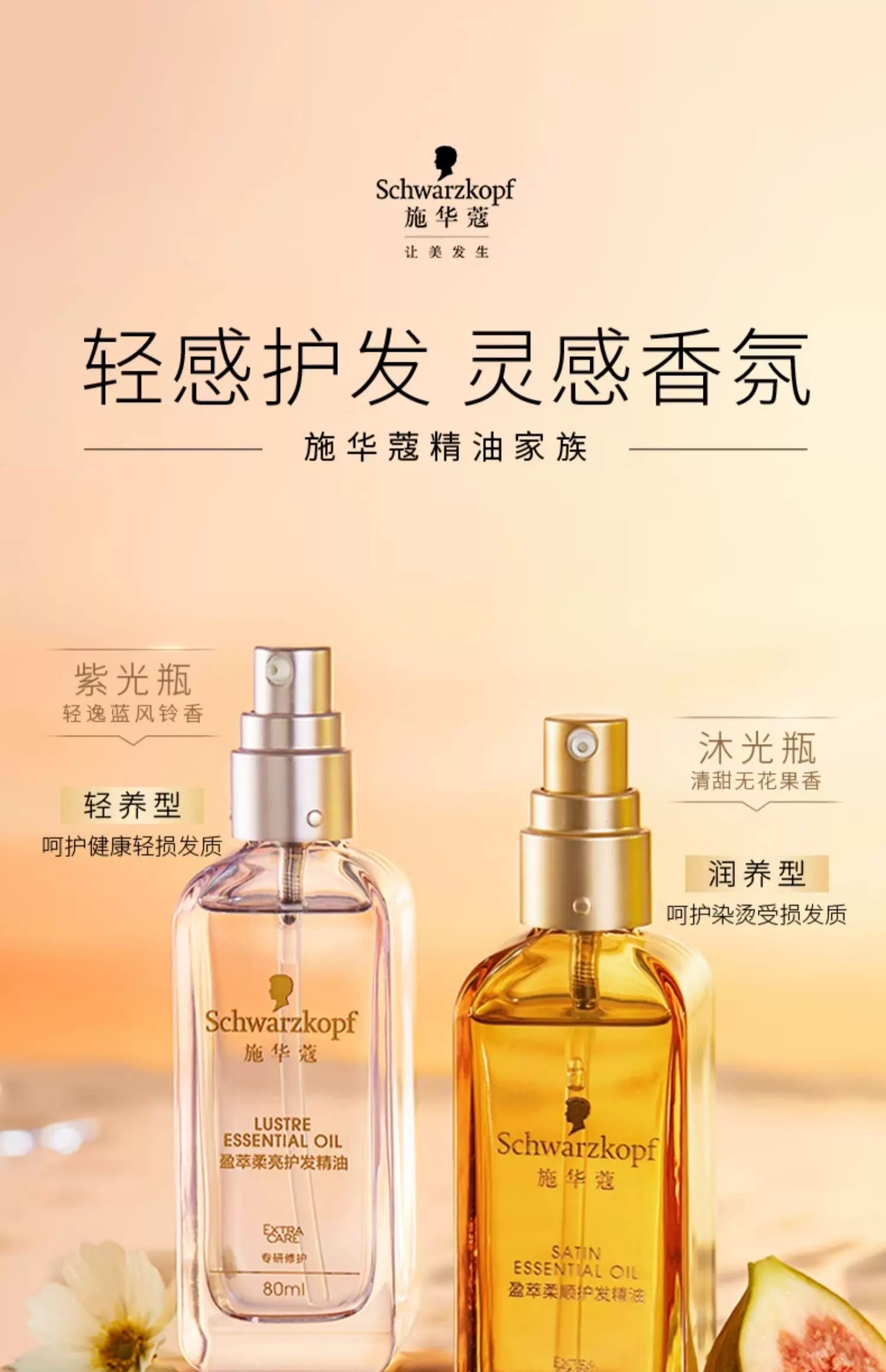 Schwarzkopf Moisturizing Hair Essential Oil 80ml detail image 1