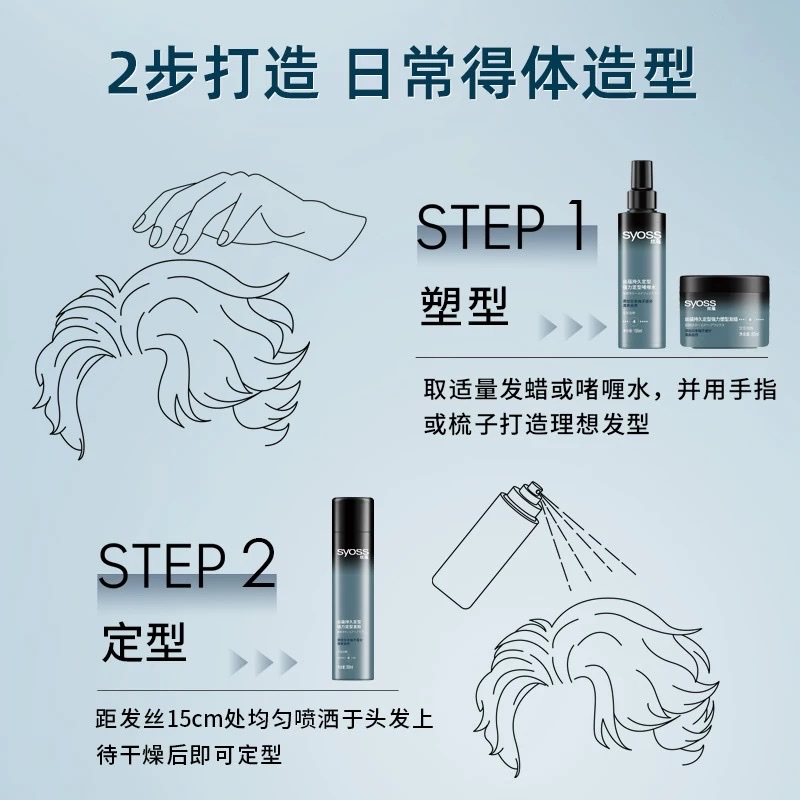 Silk Essence Long-lasting and Powerful Styling Spray 300ml/180ml detail image 4
