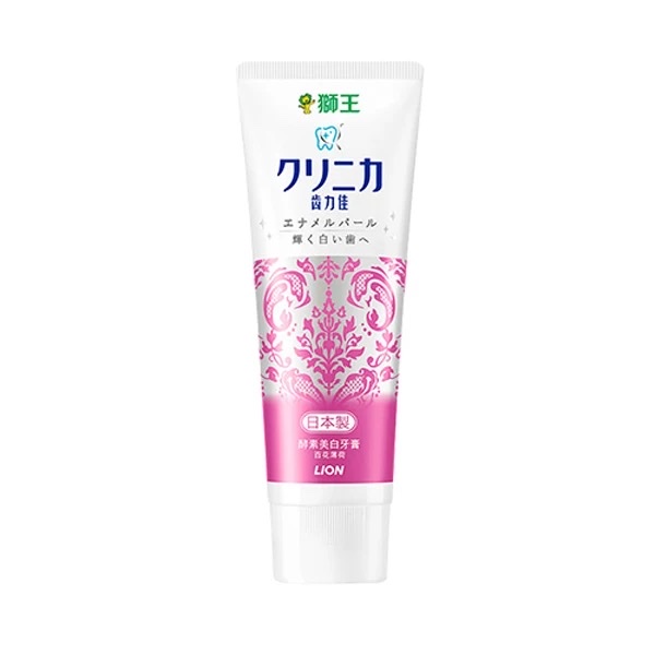 Imported Lion King Chilijia Enzyme Whitening Toothpaste 130g (Flower Mint) (Lemon Iced Ginger) (Fresh Fruit Mint) detail image 4