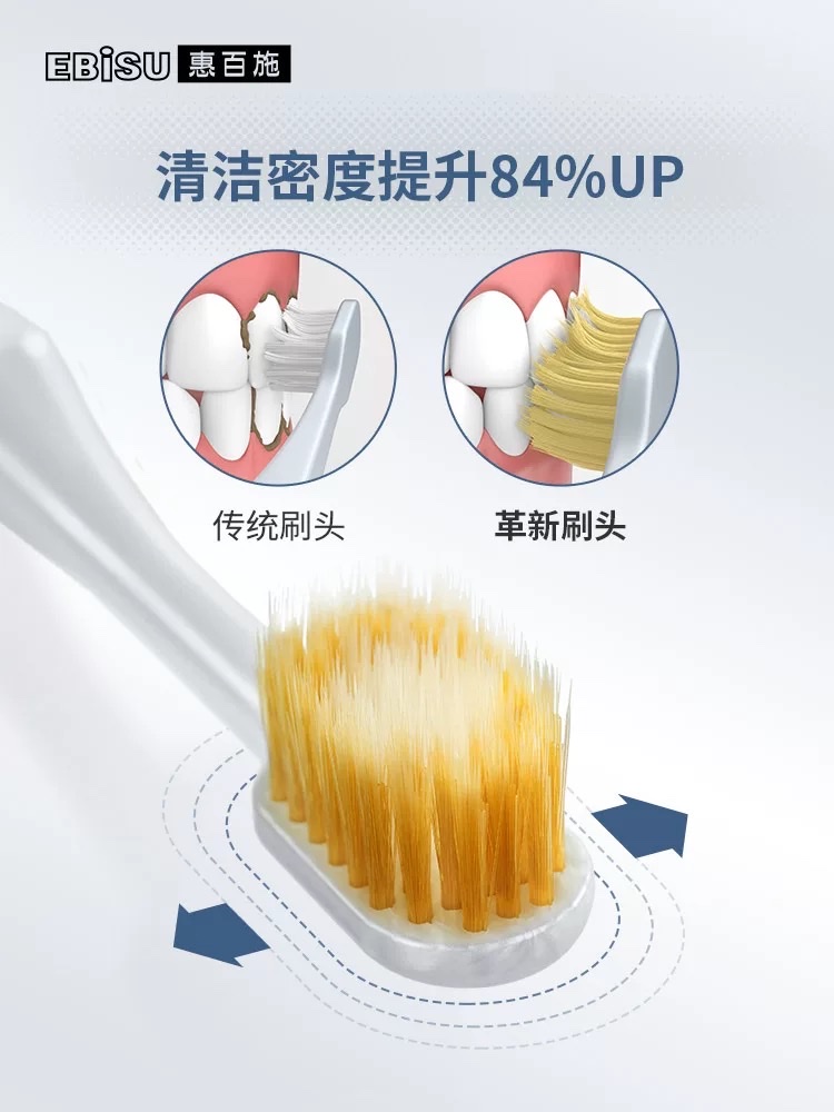 Hui Bai Shi imported toothbrushes, 1 set, sizes 61 and 62 detail image 5