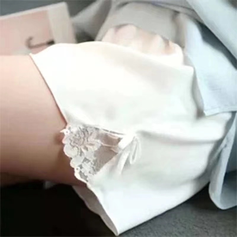 Корейская версия кружевных трусиков женского цвета: черно-белая 1 Item Picture