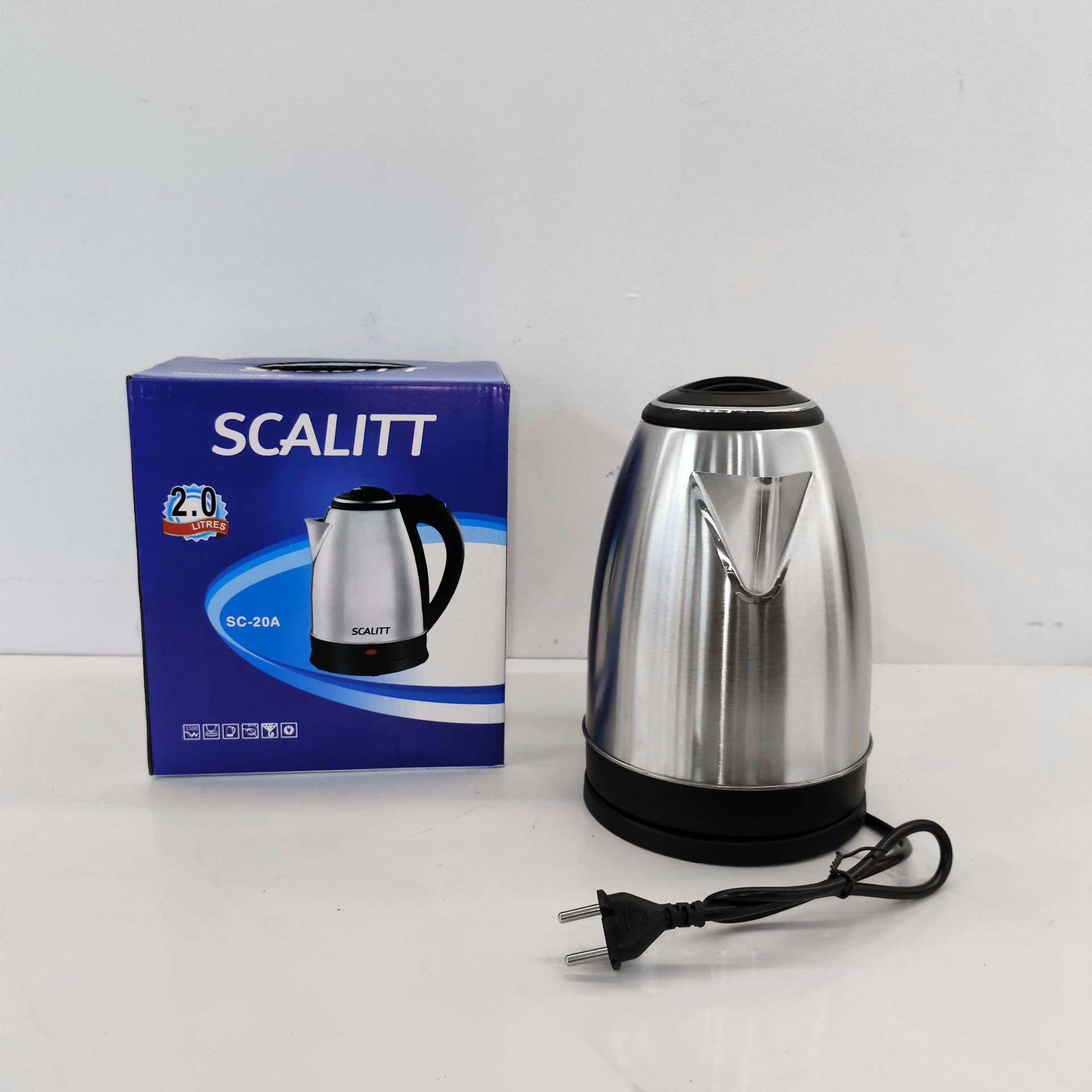 WholesaleELECTRICKETTLE外贸2L电热不锈钢热水壶 自动断电水壶 烧水壶热水壶电热水壶详情图7