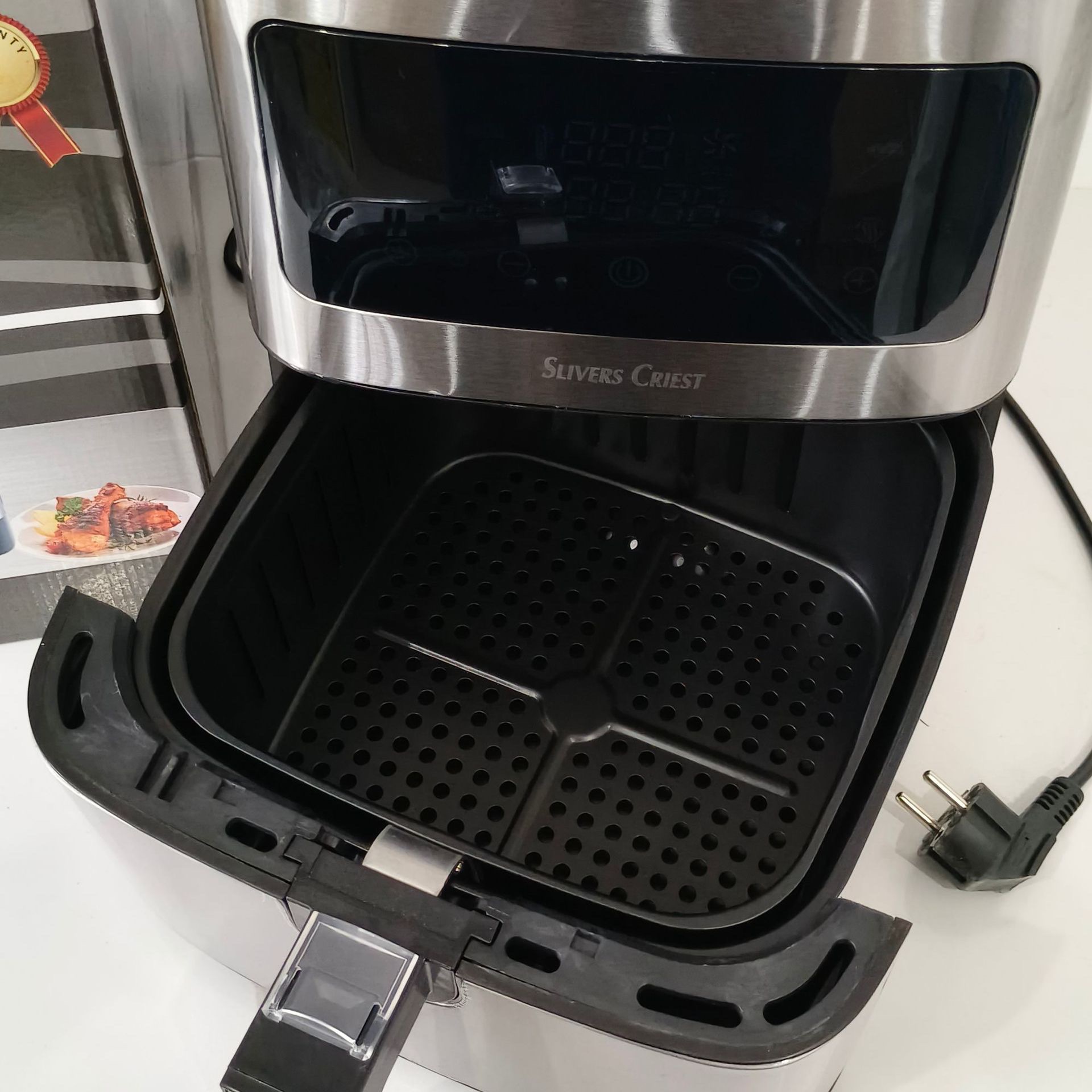 10LAirfryer export 10-liter air fryer, large-capacity, full touch screen, timed and visible, high-power oven detail image 15