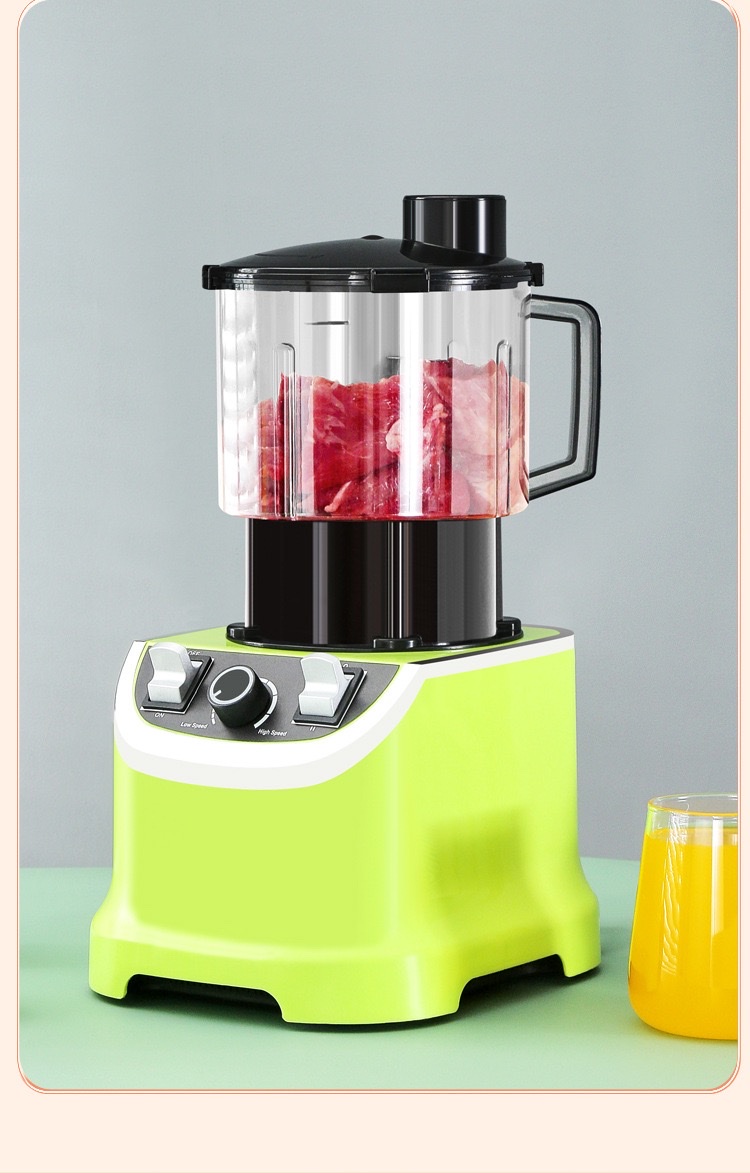 1. Multi-functional 3-in-1 blender, large-capacity household blender, juicer, meat grinder, slush maker, meat grinder, blender, small blender, blender detail image 9