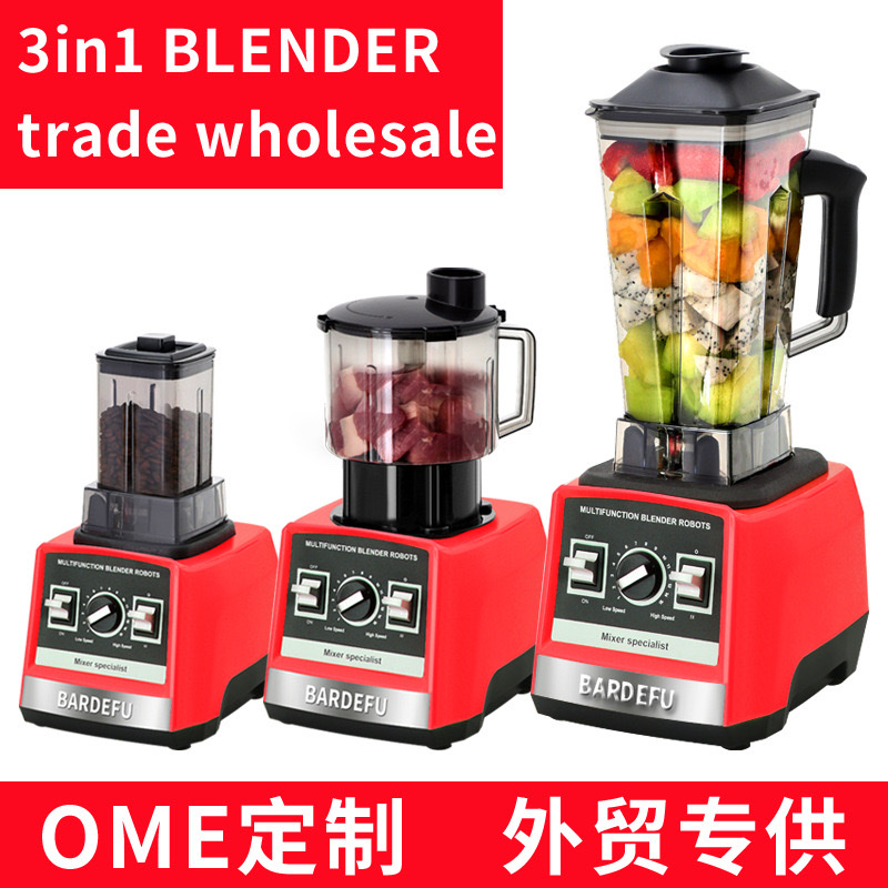 Multi-functional 3IN1 blenders, large-capacity household blender, juicer, meat grinder, slush maker, meat grinder, blenders, small blenders, blender