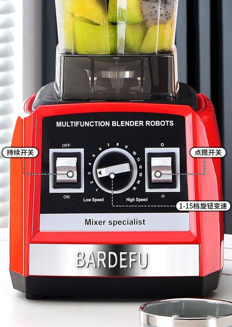 Multi-functional 3IN1 blenders, large-capacity household blender, juicer, meat grinder, slush maker, meat grinder, blenders, small blenders, blender detail image 5