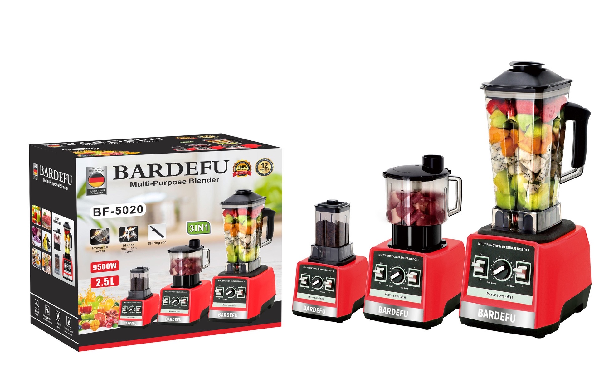 Multi-functional 3IN1 blenders, large-capacity household blender, juicer, meat grinder, slush maker, meat grinder, blenders, small blenders, blender detail image 17