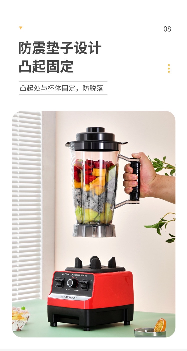 Multi-functional 3-in-1 blenders, large-capacity household blender, juicer, meat grinder, slicer, small blender, meat grinder, 110V kitchen appliances detail image 3