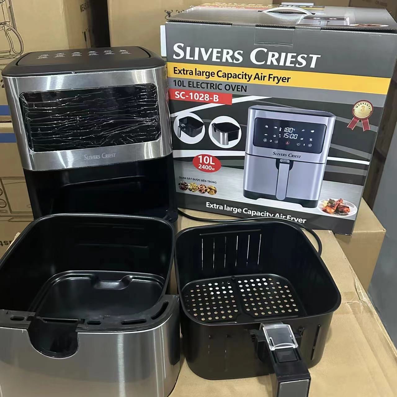 10LAirfryer export 10-liter air fryer, large-capacity, full touch screen, timed and visible, high-power oven detail image 11