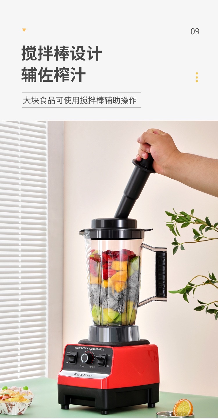 Multi-functional 3-in-1 blenders, large-capacity household blender, juicer, meat grinder, slicer, small blender, meat grinder, 110V kitchen appliances detail image 2