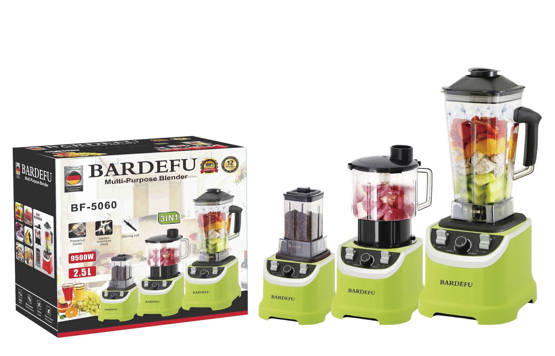 1. Multi-functional 3-in-1 blender, large-capacity household blender, juicer, meat grinder, slush maker, meat grinder, blender, small blender, blender detail image 12