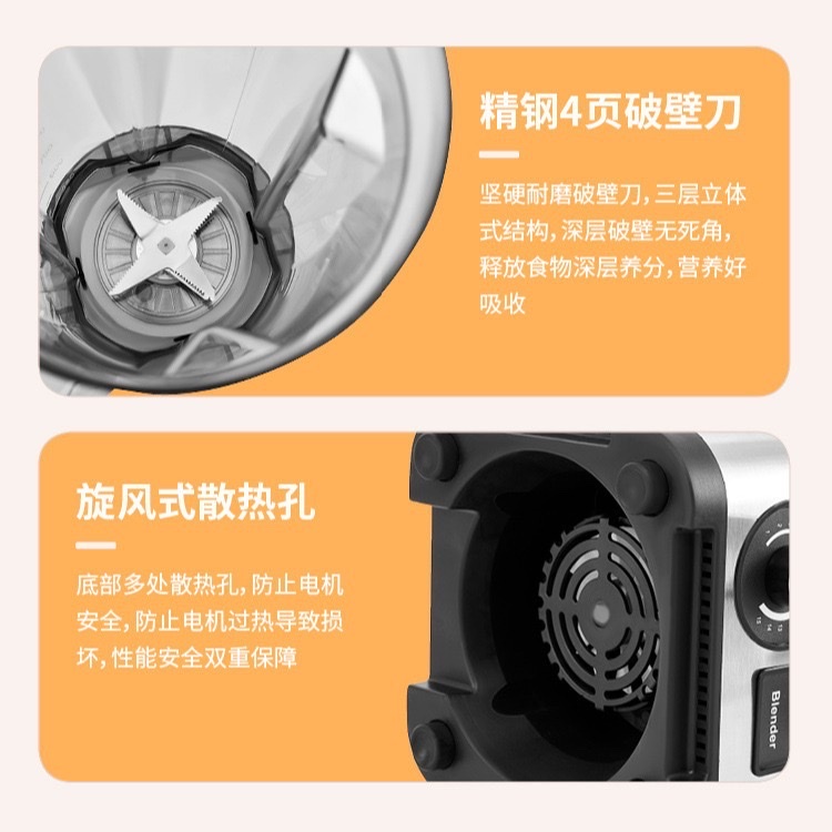 Cross-border foreign trade export BLENDER household blenders, food processors, juicers, complementary food soy milk machines, chef machines, blenders, mixers, small blenders, 110V kitchen appliances, meat grinders Application Scenario