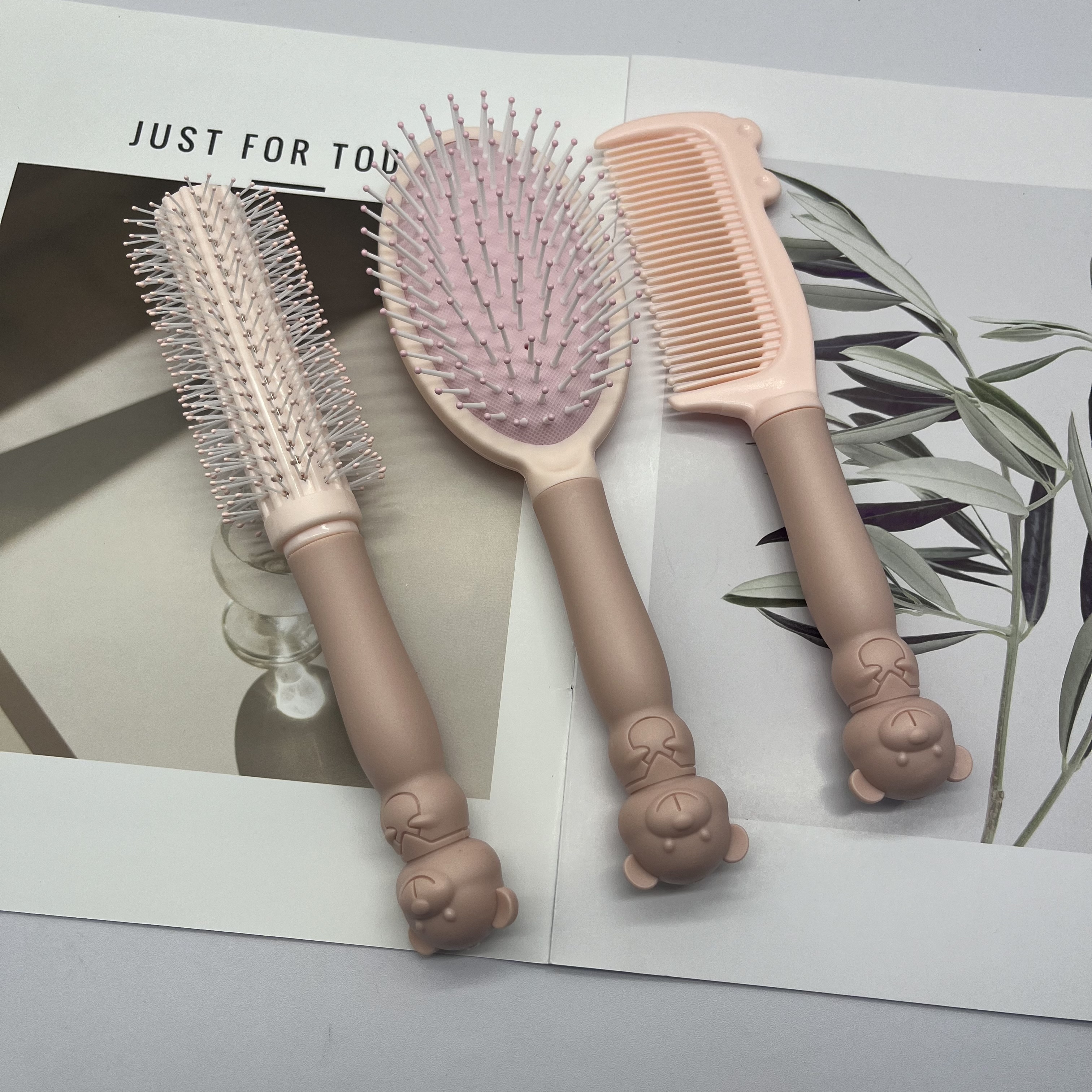 套装3支装美发梳 圆梳+气囊梳+平梳产品图
