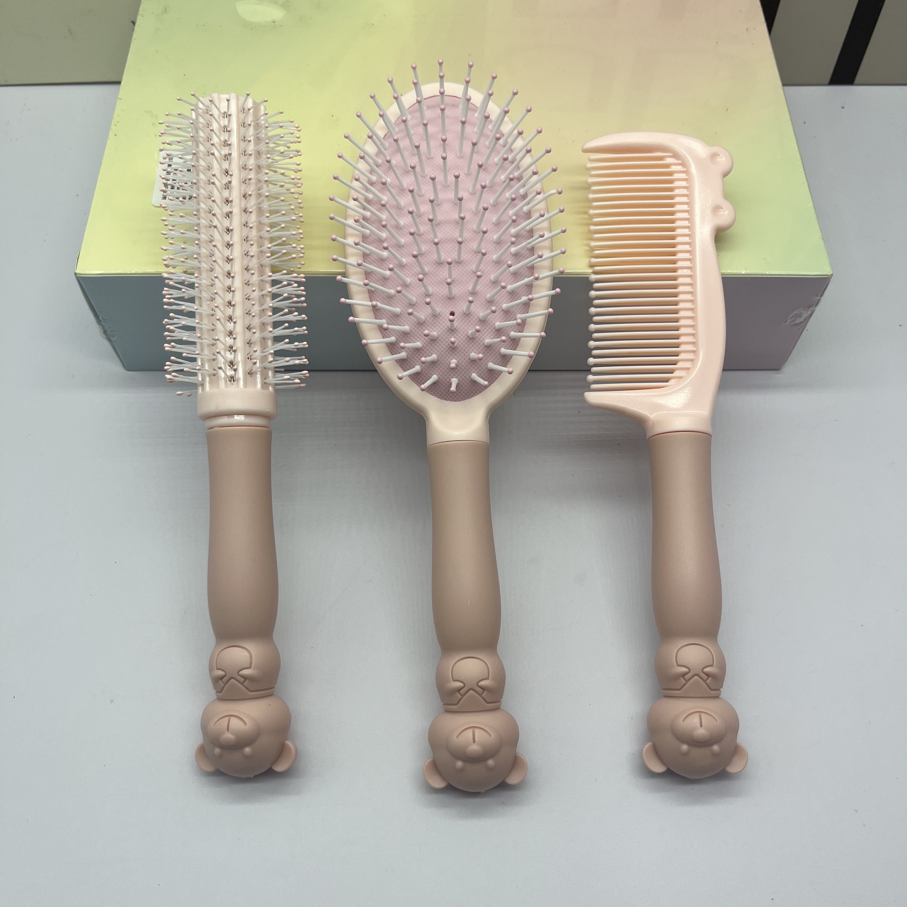 套装3支装美发梳 圆梳+气囊梳+平梳详情图6